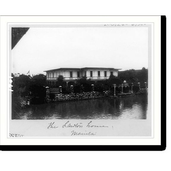 Historic Print, The Lawton house, Manila, 16" x 20"