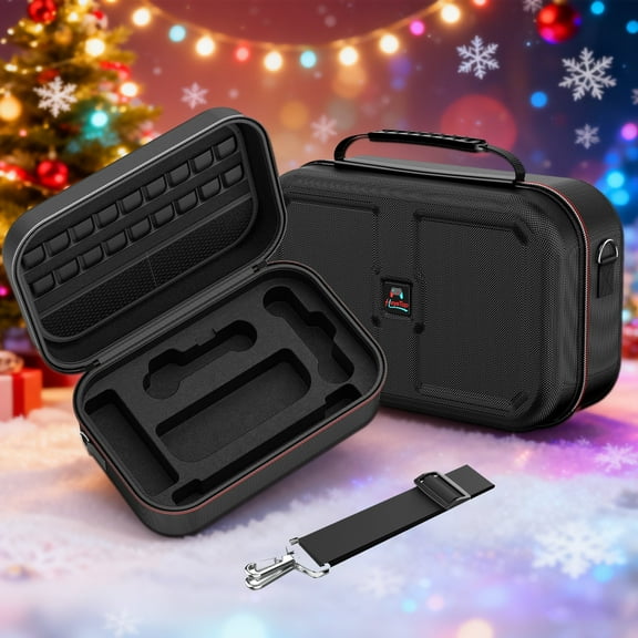 HEYSTOP Carrying Storage Case for Nintendo Switch 2 – Protective Travel Bag with 18 Game Cartridge Slots & Multiple Carrying Options