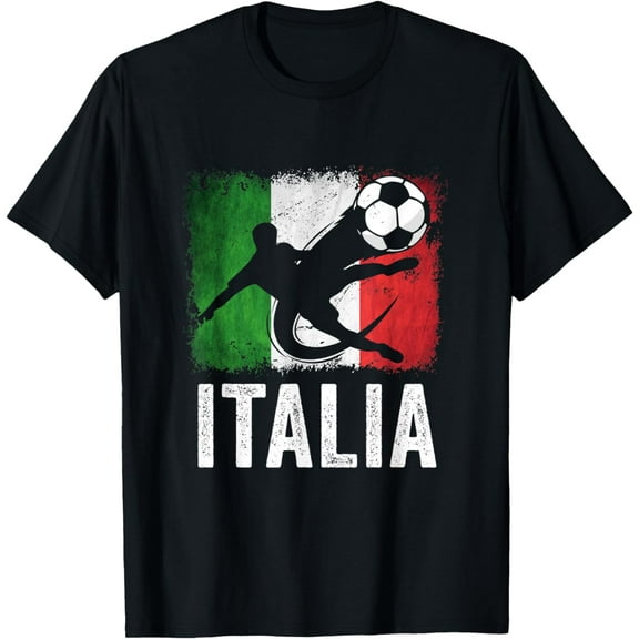 Italy Soccer Football Fan, Jersey T-Shirt mens t hirt men,black,women,misfits,journey ,boys
