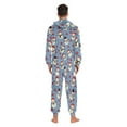 thumbnail image 7 of joogoo Christmas Snowman Snowflakes Unisex Adults Onesies Pajamas Jumpsuits L, 7 of 7