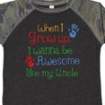 thumbnail image 4 of Inktastic Awesome Like My Uncle Boys or Girls Toddler T-Shirt, 4 of 5