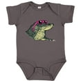 thumbnail image 3 of Inktastic Sunny Gator in Pink Sunglasses Boys or Girls Baby Bodysuit, 3 of 5