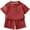 Z170-Red, variant on Baby Boy Clothes 12 Months+ Boys Summer Outfits Casual Plaid Short Sleeve Shirt And Pants Set Breathable Comfortable Kids Two Piece Clothing For Daily Wear Age 2 8,Size 4-5 Years