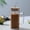 Clear, variant on Clear Glass Cup with Handle and Lid, 14 oz Wide Mouth Beverage Tumbler for Milk Juice Water Iced Coffee, Square Drinking Glass for Home Kitchen