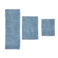 thumbnail image 4 of Home Weavers Fantasia Bath Rug 100% Cotton Non-Slip Bathroom Rug Set Machine Washable Bathroom Rug-17"x24", Bath Rug- 21"x34", Runner- 21"x54", Blue Color 3 Piece Bath Rug set, 4 of 6