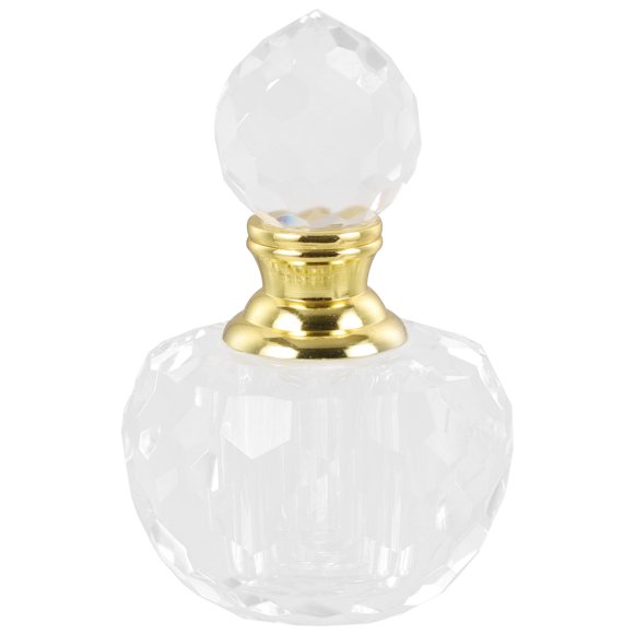 EeaseMX Botella de perfume rellenable vacía de cristal de 1 ml, botella vintage de cristal para aceites esenciales.