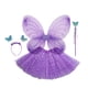 thumbnail image 2 of Disfraz de hada para niñas, disfraz de ángel, tutú, disfraz de mariposa para cosplay de vacaciones Violeta Yuyangstore disfraz de hada, 2 of 8