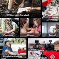 thumbnail image 5 of First Aid Kit 180 Piece All-purpose Tactical Emergency Kit In The Car Military Acessories Survival Kits Camping Medical Bag, 5 of 5
