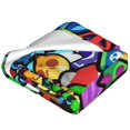 thumbnail image 3 of Manta de franela cálida y acogedora de Brawl Stars para sala de estar, dormitorio, cama, sofá, coche, mantas de vellón para todas las estaciones, regalos para niños, adolescentes y adultos, 50 x 40, 3 of 8