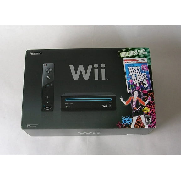 Pre-Owned Nintendo Wii Console with Just Dance 3 Bundle - Black