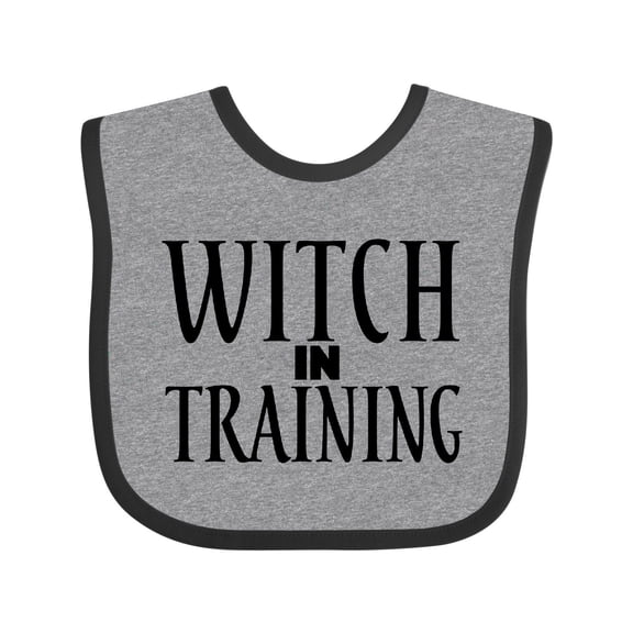 Inktastic Witch in Training Boys or Girls Baby Bib