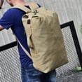 thumbnail image 3 of Mochila de camping de lona Shamjiam para hombre Khaki L, 3 of 9