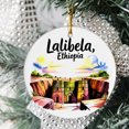 thumbnail image 2 of Lalibela Ethiopia Christmas Ornament, Collection of City Travel Souvenirs for Family and Friends, Christmas Tree Ornament City Travel, Trips of The Year, Christmas Ornament 2025, 2 of 5