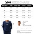 thumbnail image 5 of QDG Men's Pajama Set Soft Henley Neck Long Sleeve Top and Pants Brushed Ribbed Lounge Sleep Sets, 5 of 7