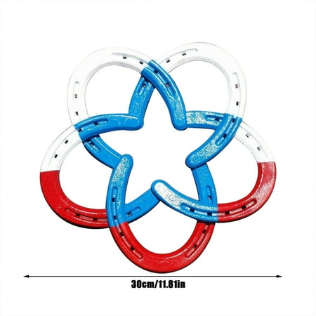 

Pgeraug Door hanger Independence Day Patriot Wreath Decorative Pendant Wreath Flat Style Wreath C