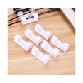 thumbnail image 4 of 20Pcs Self-Adhesive Network Charge Cable Clip Wire Organizer Fixer Holder Clamp-White Big, 4 of 5
