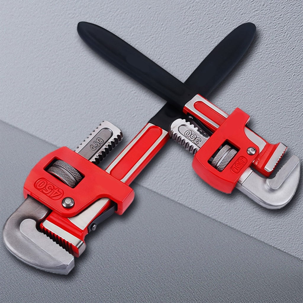 PatungKu Adjustable Wrench Large Opening Short Handle Multifunctional Wrench Plumbing