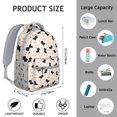 thumbnail image 6 of Dachshund Dog Backpack for School,Cute School Bag,Schoolbag with Adjustable Shoulder Straps & Padded Back,15.3"x11"x6.7", 6 of 6