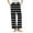 Womens Pajamas Black, variant on 2 Pack ylioge Womens Fleece Pajama Pants with Pockets and Drawstring Elastic Waist Casual Stripe Printed Straight Leg Thermal Warm Sleepwear Pajamas Pant