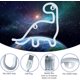 thumbnail image 3 of Letreros de luz de neón Dinosaurio MACHAO Lámpara de neón USB Luz nocturna decoración de pared para El hogar, 3 of 5