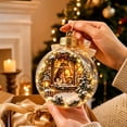 thumbnail image 4 of Christmas Decorations Illuminated Scripture Keepsake Ornament Lighted Bible Verse Decor for Christmas Tree Tabletop Home Religious Gift, 4 of 7