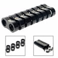 thumbnail image 5 of BUYISI 8Pcs Hose Separator Clamp Fitting Connector 4An 6An Oil Fuel Hose Line Black New An6, 5 of 5