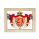 thumbnail image 1 of Noruega emblema nacional país símbolo Escritorio de madera Arte Pintura 6x8 pulgadas marco de foto foto, 1 of 4