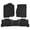 Black, variant on CROSSDESIGN Floor Mats Fit for 2015-2022 Chevy Colorado Crew Cab/GMC Canyon Crew Cab