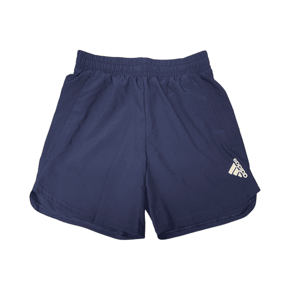 Adidas Men's Aeroready Designed for Movement Elastic Waist Training Shorts (Dark Blue/White, S)