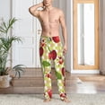 thumbnail image 2 of Zufioo Cherries and Ladybirds Mens Pajama Pants Sleep & Lounge Pants Sleepwear Pants(Available in Big & Tall)-XX-Large, 2 of 6