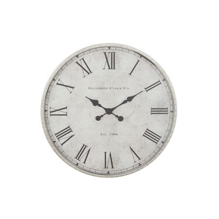 decmode contemporary vintage metal analog wall clock decmode contemporary vintage metal analog wall clock