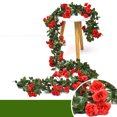 thumbnail image 3 of Guirlande de Roses Artificielles Suspendue Simple Fausse Vigne de Roses Guirlande Florale Décoration, 3 of 10