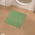 thumbnail image 5 of Hgallory Creative Patchwork Carpet Polyester Floor Mats for Bathroom Living Room Kitchen, Solid Color Non-Slip Household Shower Bath Rug Modern Style Home Decor, 1PC, 20"x20", Green, 5 of 6