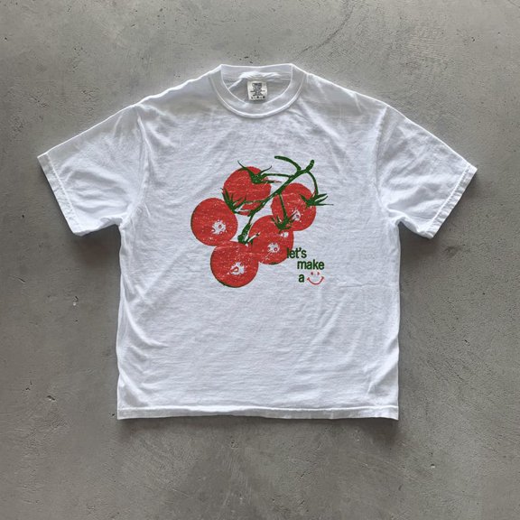 Vintage 90s Cottagecore Shirt, Botanical Garden Retro Shirt, Tomato Fruit Boho Graphic shirt, Aesthetic Fruit Shirt, Nostalgia Nature TH220545