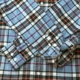 thumbnail image 5 of Dubinik® Flannel Shirt for Men Long Sleeve Men's Casual Button-Down Shirt 100% Cotton Soft Plaid Regular Fit with Pockets, 5 of 7