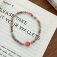 thumbnail image 2 of Natural Tourmaline Bracelet String Beads, 2 of 2