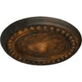 thumbnail image 3 of Ekena Millwork 15 3/4"OD x 2"P Foster Shell Ceiling Medallion (Fits Canopies up to 9 5/8"), Hand-Painted Rust, 3 of 6