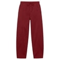 thumbnail image 4 of Dagugfen Boys Sweatpants Fleece Thermal Elastic Waist Loose Fitted Full Length Pants Outdoor Activewear Fall Winter Pants(9-10YearsWine), 4 of 8
