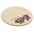 thumbnail image 3 of Baby Birth Announcement Sign Newborn Name Sign for Baby Photography Prop 2pcs Wooden Sign, 3 of 4