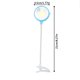 thumbnail image 4 of Clip-On LED Table Lamp | ABS Folding Flexible Desk Light with Adjustable Metal Hose | High Brightness Circular Cabinet Lamp | Portable Energy Saving Clamp-On Night Light | White, 4 of 6