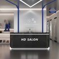 thumbnail image 1 of Coffee Executive Reception Desk Cashier Checkout Beauty Office Luxury Reception Desk Supermarket Meuble Caisse Furniture HDH My Lux Decor Round, 1 of 7