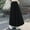 Black, variant on High Waist Maxi Skirt for Women Casual Loose Flowy A-Line Cotton Long Skirt Summer Beach Boho Skirt