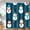 Christmas Snowmen Funny Texture, variant on Christmas Tree Classic Texture Shower Curtain for Bathroom Shower Curtain Set with 12 Hooks Waterproof Fabric Bath Curtain for Bathtub Restroom Decor, 72 X 72 in