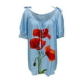 thumbnail image 4 of AXXD Sun Dress,Short Sleeve V-Neck Elegant Loose Tank Wedding Dresses(Available in Plus Size), 4 of 6