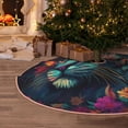thumbnail image 5 of Sikiie Colorful Flower Tiger Nativity Christmas Tree Skirt, Jesus Christian Winter Holiday Tree Mat Decoration(30-48IN)30", 5 of 6