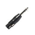 thumbnail image 2 of 3 Pin XLR Female to 6.35mm stereo adapter xlr TRS Male Stereo Plug-In Audio Adapter, 2 of 9