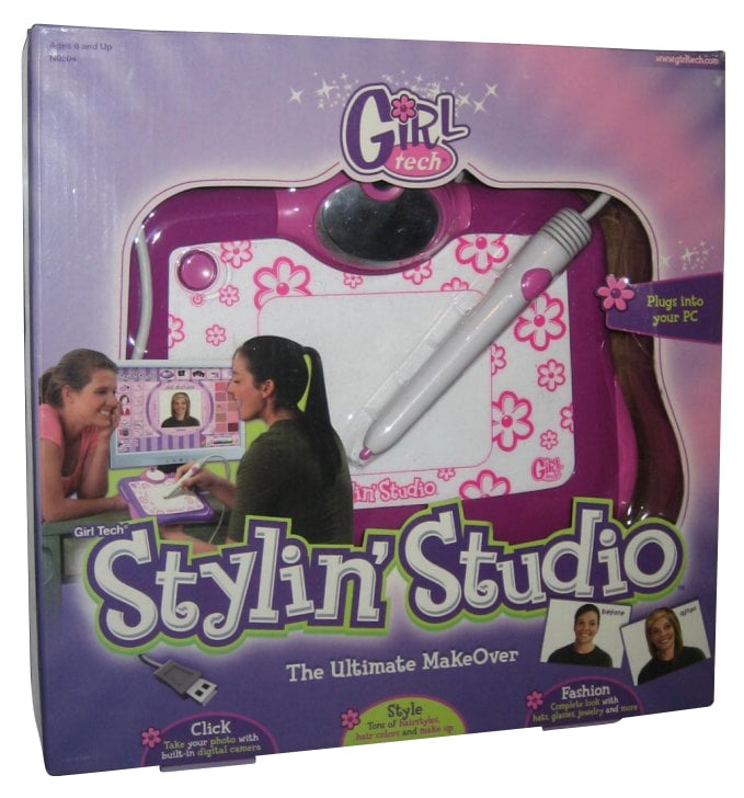 2008 Girl Tech Stylin Studio The Ultimate Makeover Computer Game Tablet for sale online 