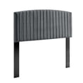 thumbnail image 1 of Rebecca Performance Velvet Full / Queen Headboard - Charcoal, 1 of 4
