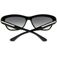 thumbnail image 4 of Police Sunglasses Women Black Matte Silver Rectangular Polarized S1809 U28X, 4 of 5