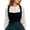 White, variant on JTieacloth Women's Dirndl Blouse Elegant Lace Bavarian Traditional Crop Top for Oktoberfest Outfits,White